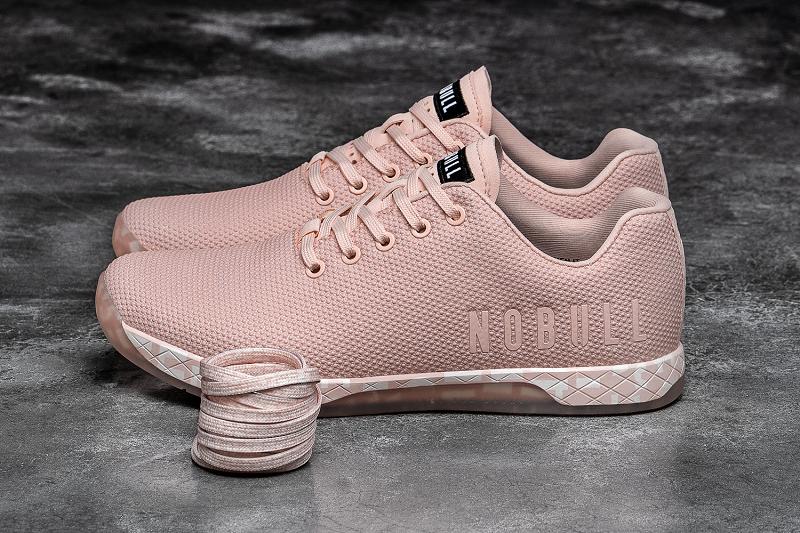 Men's Nobull Wells Rose Trainers Rose | SG M2286Q